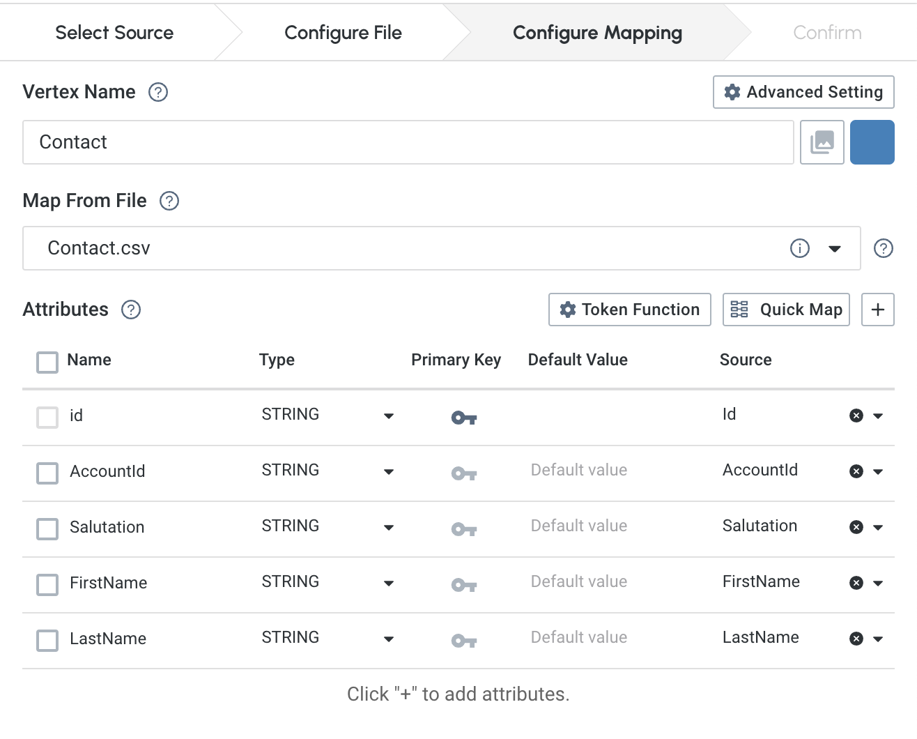 config mapping 1