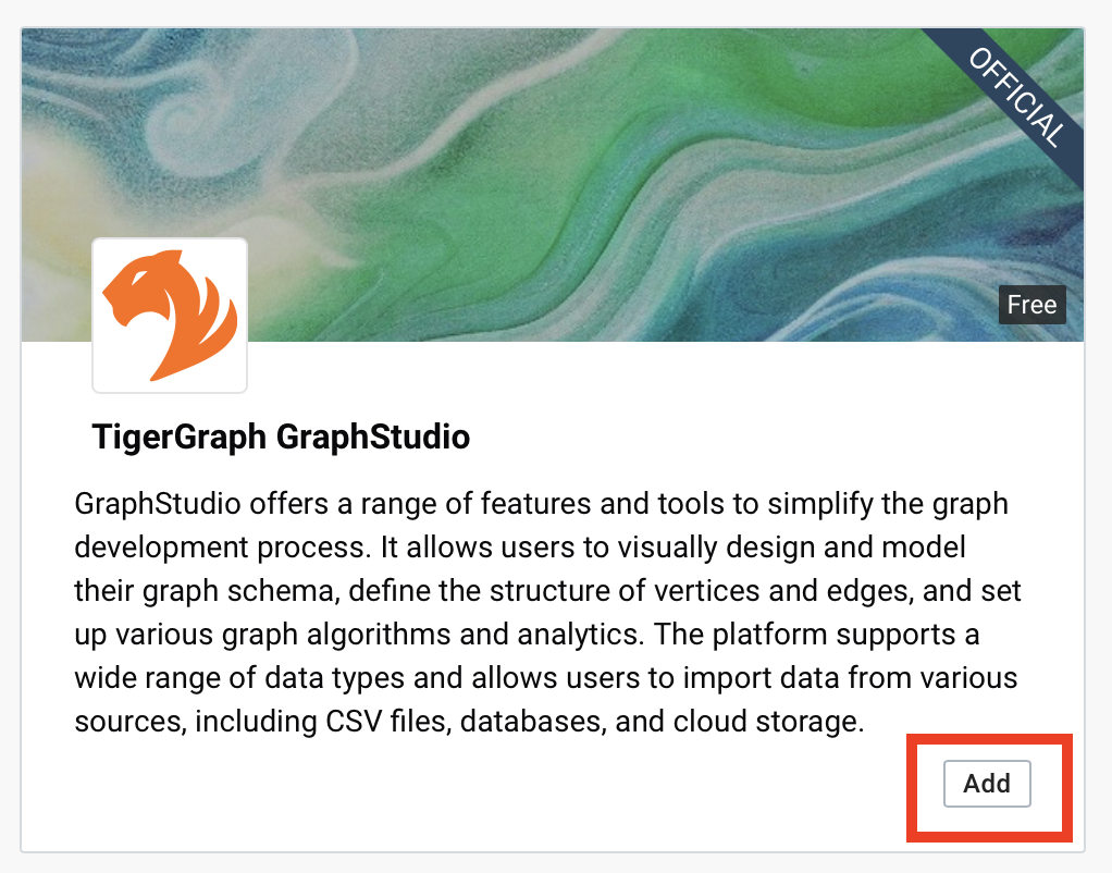 add graphstudio addon