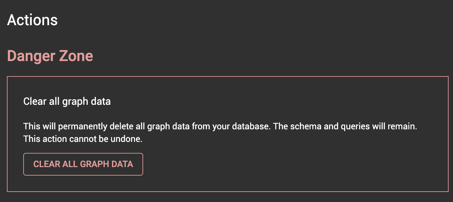 clear all graph data