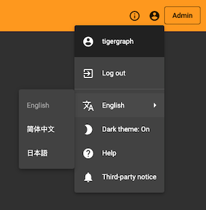 language picker