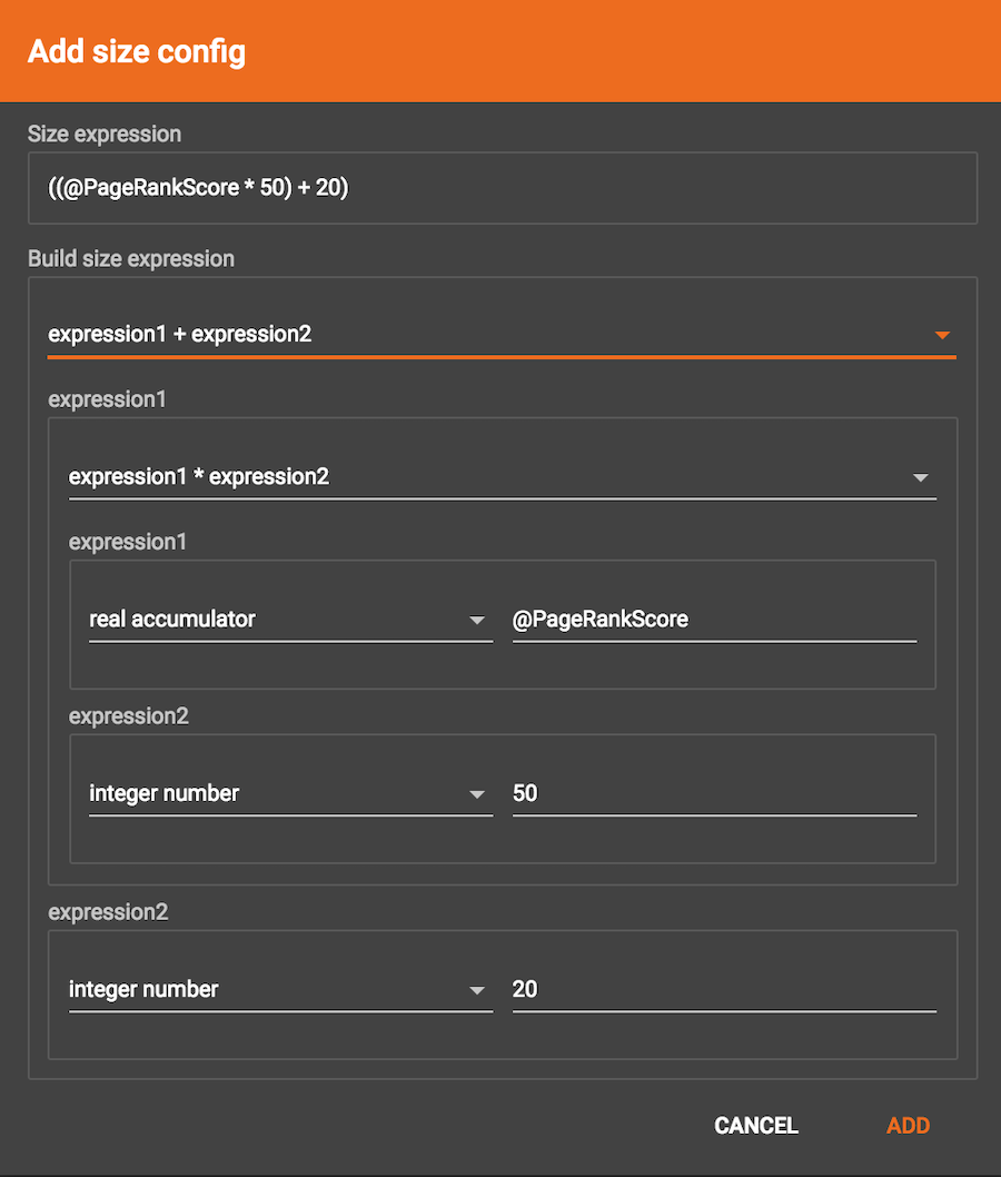 radius expression