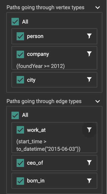 path filters