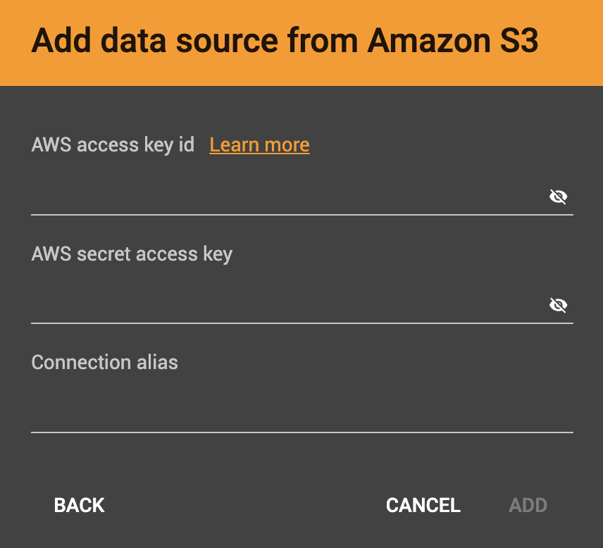 aws add data source