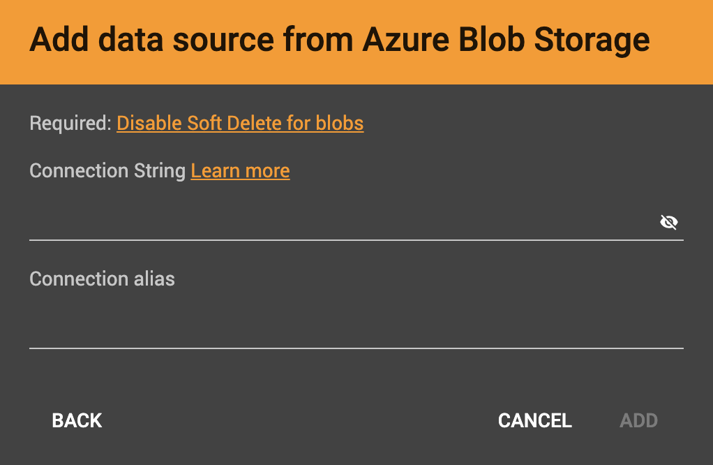 azure add data source